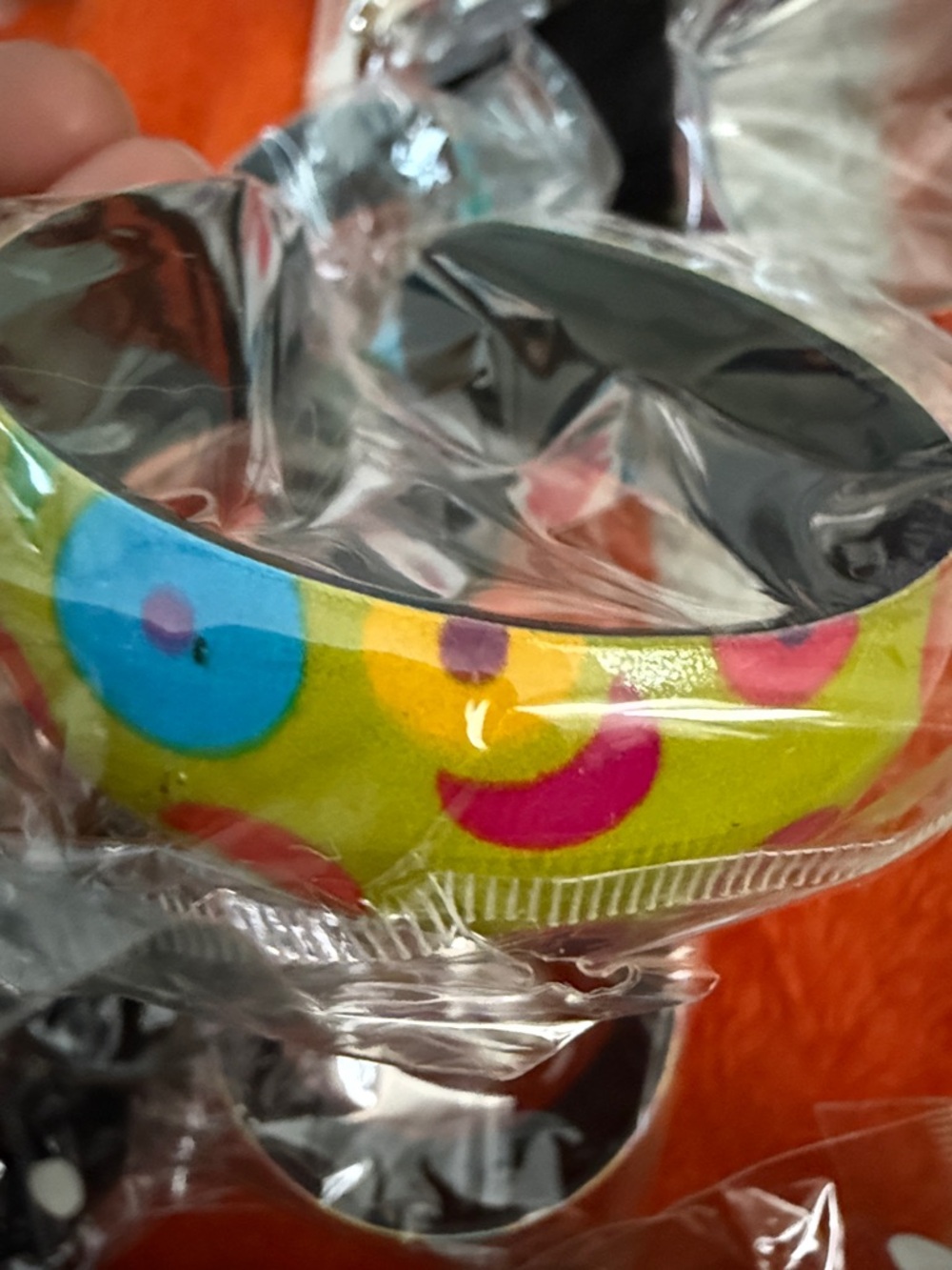 Set of 6 Colorful Polka Dot Bangle Bracelets. NWT.